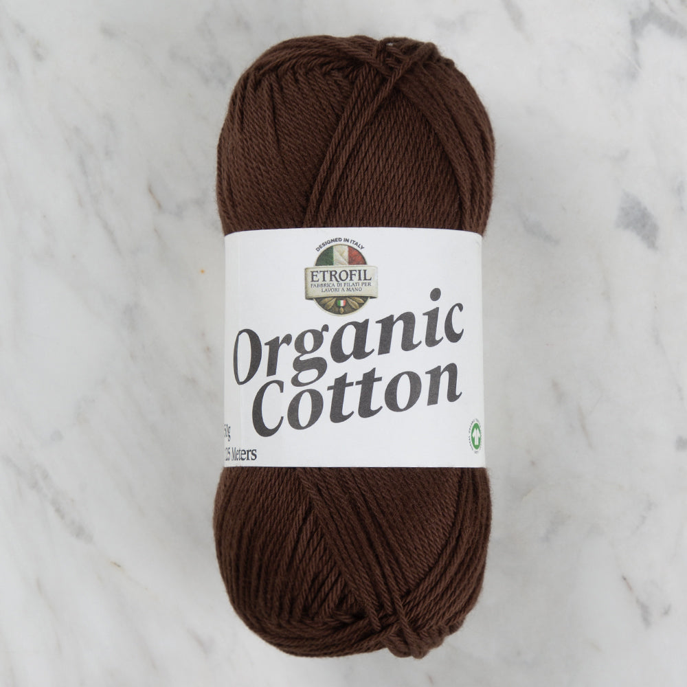 Etrofil Organic Cotton Kahverengi El Örgü İpi - 77225